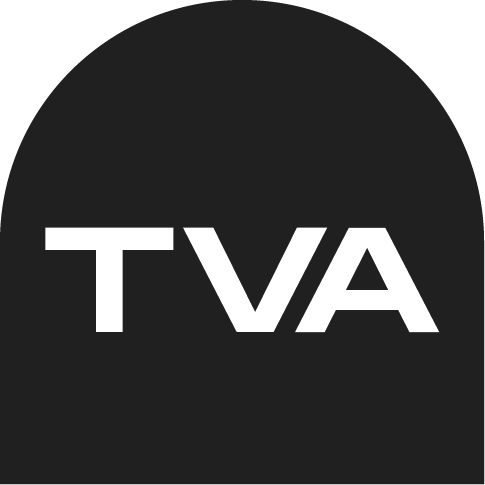 The Vogue Archive logo, representing the letters TVA